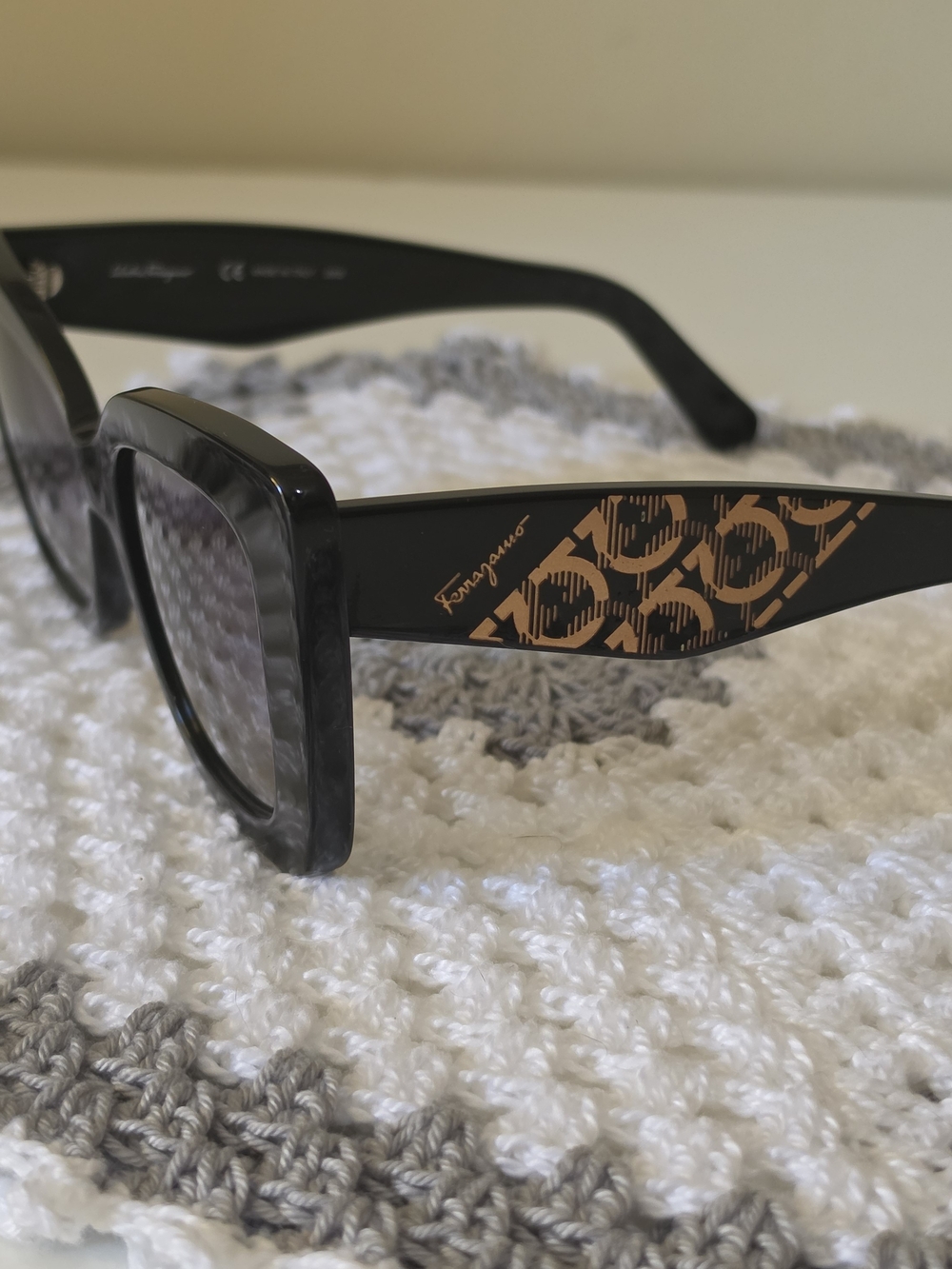 Salvatore Ferragamo SF1023S 001 black butterfly sunglasses